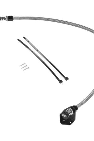 B&M Locking Auto Trans Dipstick & Tube - Billet Aluminum/Stainless Steel Braided Popular