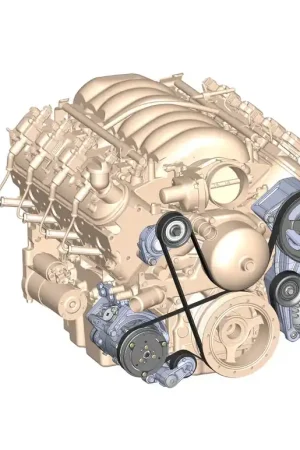 Bargain Holley Low-Mount LS Complete Accessory Drive System Alt, P/S & A/C Includes SD7 A/C Compressor, Alternator, P/S Pump, Tensioner, Belt, & Pulleys