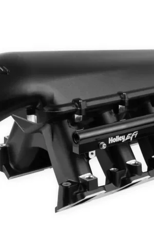 New Release Holley EFI LS Hi-Ram EFI Manifold- Black GM LS7 LS7 EFI fits 1 x 105MM Throttle Body