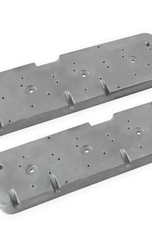 Super Sale Holley LS Valve Cover Adapter Plates Small Block Chevy to LS - Natural Finish