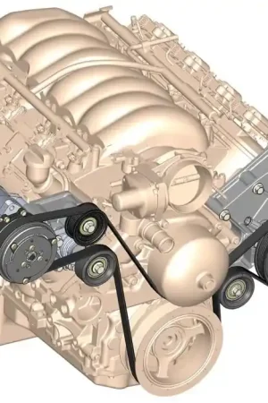 Same Day Shipping Holley LS/LT High-Mount Complete Accessory Drive Kit- Black Finish Includes SD508 A/C Compressor, Alternator, P/S Pump, Tensioner, Belt, & Pulleys