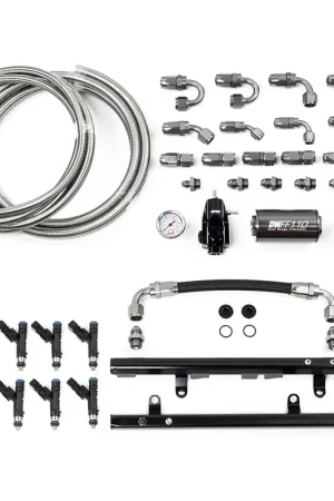 Direct From Factory Deatschwerks LS1/LS6 Fuel Rails w/Crossover, 780cc/min Injectors + Full Return Plumbing Kit (Camaro 98-02)