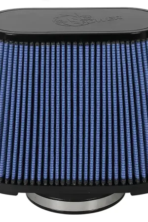 New Release aFe Magnum FLOW Pro 5R Air Filter - 4.5" Flange, 11 x 6.5" Base, 8.5 x 4" Top, 7.5" Height