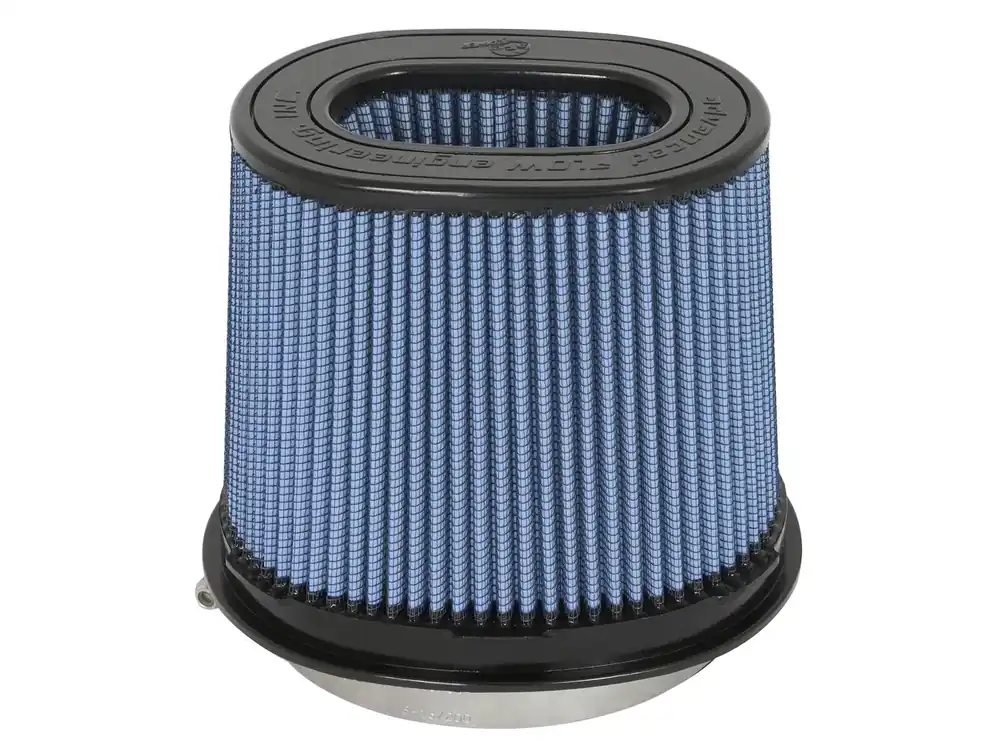 aFe Magnum FLOW Pro 5R Air Filter - 6.75 x 4.75" Flange, 8.25 x 6.25" Base, 7.2 x 5" Top, 7" Height Big Sale