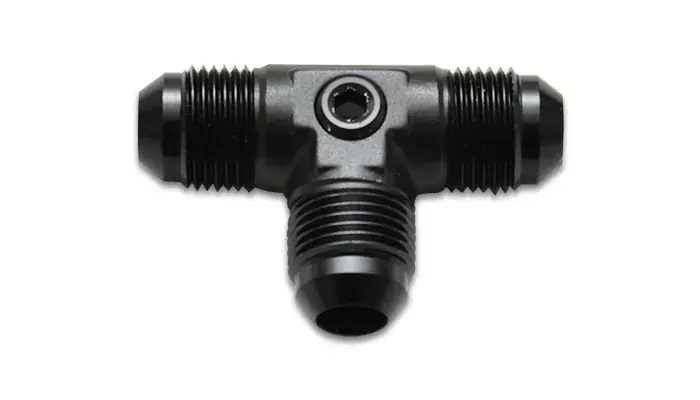 Vibrant Performance Male AN Flare Tee Fitting with 1/8" NPT Port Size: -6AN Genuine