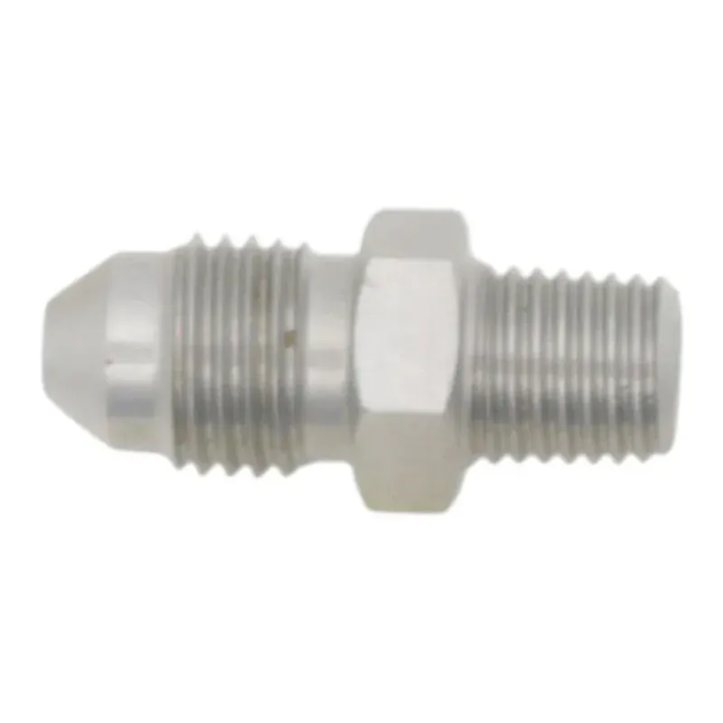Worldwide Shipping Deatschwerks Male Flare to 1/16" NPT Male Anodized Stainless Steel - 3AN