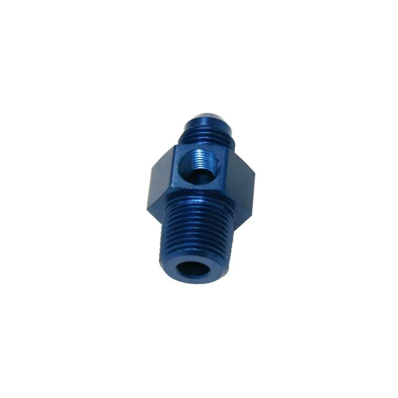 Aeroflow Male NPT to Adapter 1/8" to -4AN with 1/8" Port - Black Next Day Delivery
