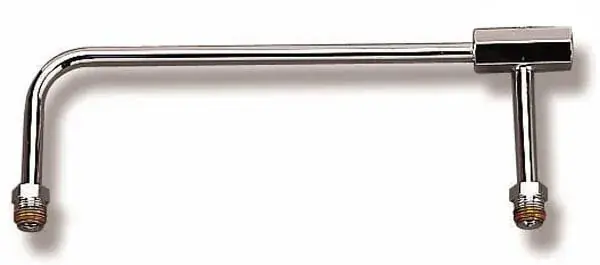 Holley Marine Fuel Line Marine Fuel Line Chrome For Model 4150 Marine Carburetor 5/8-18 inverted flare inlet. 9.313" center to center. Don’t Miss Out