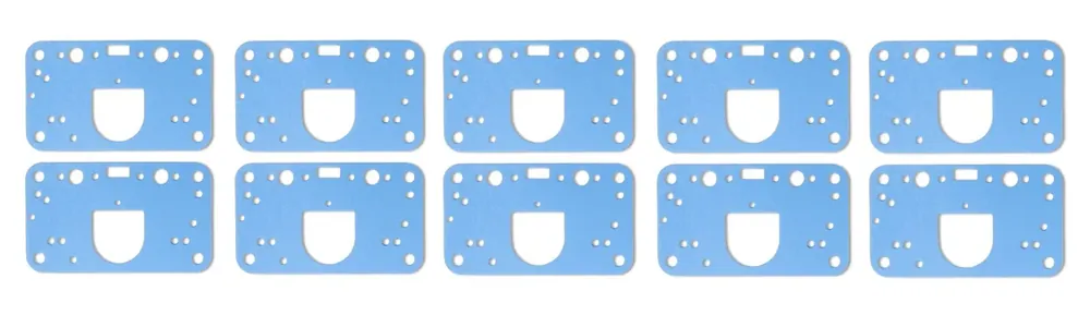 Fast Shipping Holley Metering Block Gasket 10PK For Models 2300, Model 4150 Model 4160 and Model 4500 without Intermediate Circuit