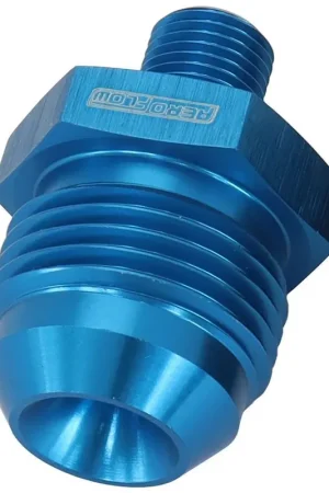 Crafted Aeroflow Metric to Male Flare Adapter M10 x 1mm to -10AN - Black