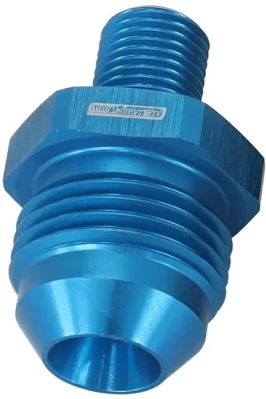 Aeroflow Metric to Male Flare Adapter M10 x 1mm to -8AN - Black Get Yours