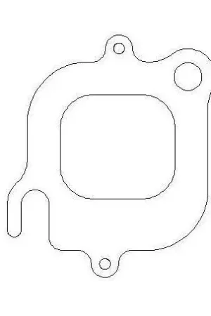 Cometic MLS Uncoated Exhaust Manifold Gasket Set 1.545 x 1.700 in. Ports 0.040 in. Thick SVO (Ford V8) Final Sale