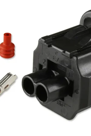 Holley EFI Modular Ford / Coyote Idle Air Control Connector SSC, 2 CAVITY, BLACK CONNECTOR Clearance