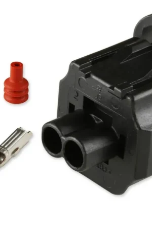 Holley EFI Modular Ford / Coyote Manifold Air Temperature Connector SSC, 2 CAVITY, GREY CONNECTOR In Demand