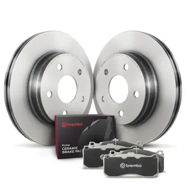 Brembo OE 05-06 Lexus RX330/07-09 RX350/06-08 RX400h/03-07 Toyota Highlander Rear Disc Brake Kit - KT00450 Certified