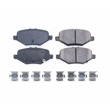Power Stop 13-16 Ford Explorer Rear Z17 Evolution Ceramic Brake Pads w/Hardware - 17-1612 Limited Time
