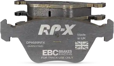 Budget EBC Racing 10-12 Porsche 911 (997) GT3 3.8L (Cast Iron Rotor Only) RP-X Front Brake Pads - DP82094RPX