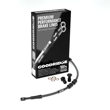 Money Back Guarantee Goodridge 04-05 HD VRSD/VRSCX V-ROD +6in Front Brake Line Kit - Black - HD0056-3FB-BK6