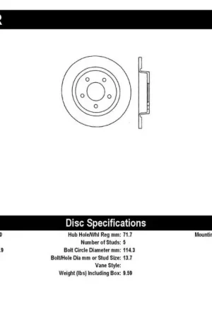 StopTech 04-10 Mazda3 Drilled Right Rear Rotor Certified