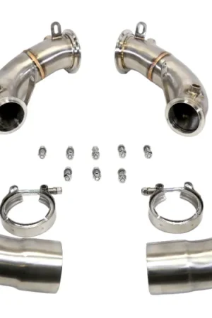 PLM BMW M5 M8 S63R Catted Downpipes F90 2018+ – SBX Performance Latest