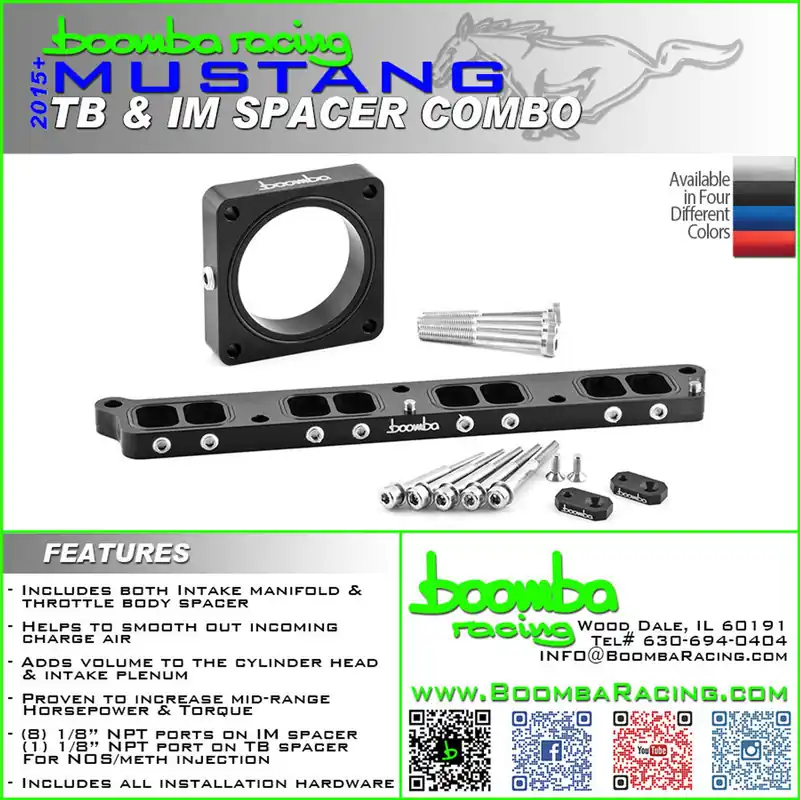 Modern 2.3L EcoBoost INTAKE AND TB SPACER KIT – SBX Performance