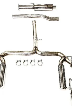 PLM Camry XSE V6 3.5L Cat-Back Exhaust 2018-2024 - Quad Tips – SBX Performance Wholesale