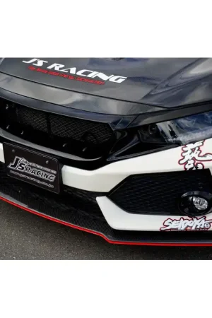 Direct From Manufacturer J's Racing Front Sports Grill (FRP) - Honda Civic Type R FK8 17-21 – SBX Performance