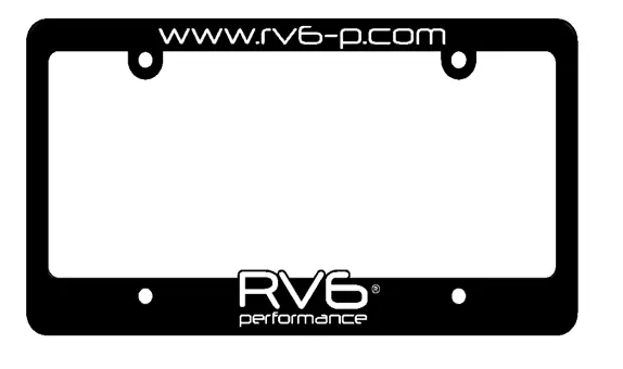 RV6 License Plate Frame – SBX Performance Flash Sale