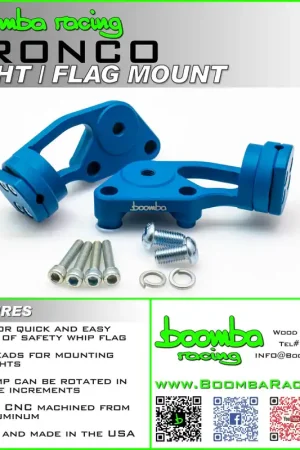 Free Delivery BRONCO LIGHT / FLAG MOUNT – SBX Performance