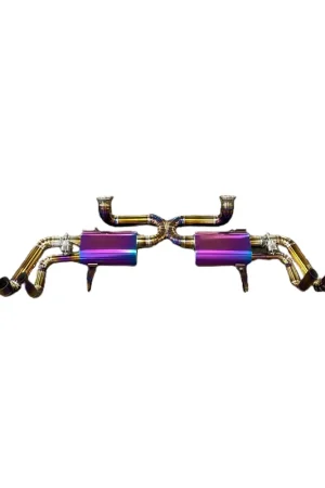 PLM Electronically Valved Titanium Exhaust - Lamborghini Huracan LP610 – SBX Performance Budget