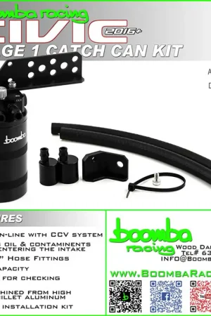 CIVIC X STAGE 1 CATCH CAN KIT – SBX Performance Handmade