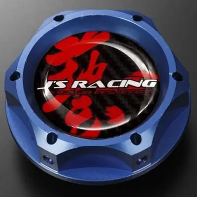 Fan Favorite J's Racing SPL Oil Cap - Blue – SBX Performance