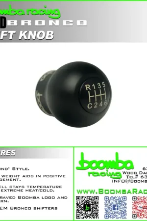 FORD BRONCO WEIGHTED SHIFT KNOB – SBX Performance Fast Shipping