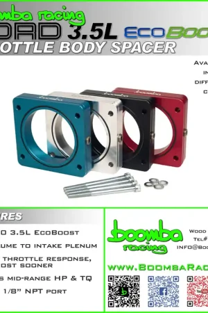 FORD EB 3.5L THROTTLE BODY SPACER – SBX Performance Time-Limited