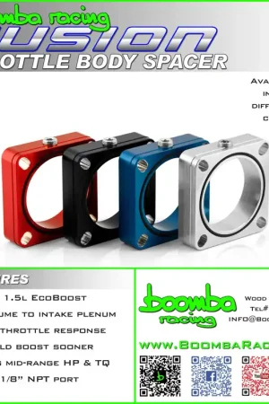 FUSION 1.5 THROTTLE BODY SPACER – SBX Performance Price Cut
