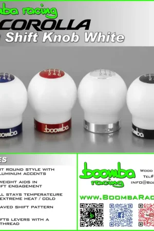 GR Corolla 270G Weighted Shift Knob White – SBX Performance Time-Limited