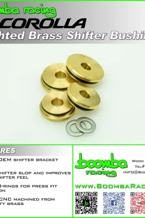 GR Corolla Weighted Brass Shift Link Bushings – SBX Performance Fresh Stock