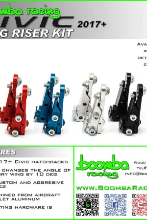 Don’t Miss Out Honda Civic Hatch Wing Risers – SBX Performance