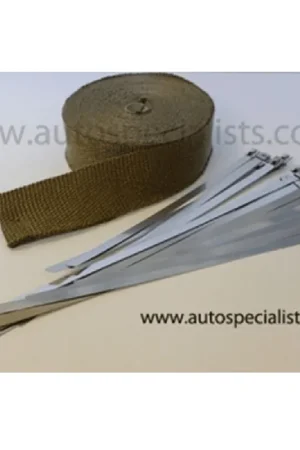 Last Chance Titanium Exhaust Wrap Higher Temperature Wrap for Turbo Manifolds – SBX Performance