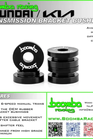 HYUNDAI/KIA TRANSMISSION BRACKET BUSHINGS – SBX Performance Warranty Included