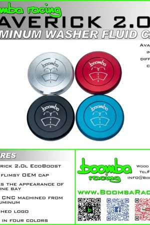 Crafted MAVERICK WINDSHIELD WASHER FLUID CAP – SBX Performance