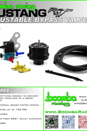 MUSTANG BOOST OPERATED ADJUSTABLE BYPASS VALVE – SBX Performance Handmade