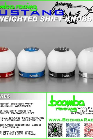 Bargain S550 MUSTANG SHIFT KNOB WHITE – SBX Performance