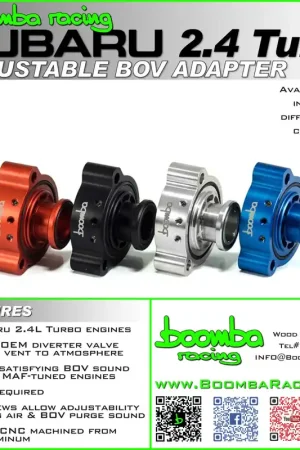 SUBARU 2.4T ADJUSTABLE BOV ADAPTER – SBX Performance Reduced Price