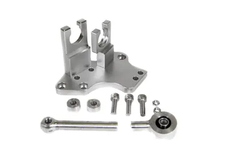 Precision Works Shifter Cable Transmission Bracket Honda H22 F20B Clearance