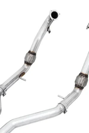 Time-Limited AWE Tuning Audi B9 S4 Track Edition Exhaust - Non-Resonated (Silver 102mm Tips)