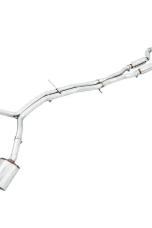 Weekend Sale AWE Tuning Audi B9 S4 Touring Edition Exhaust - Non-Resonated (Silver 102mm Tips)