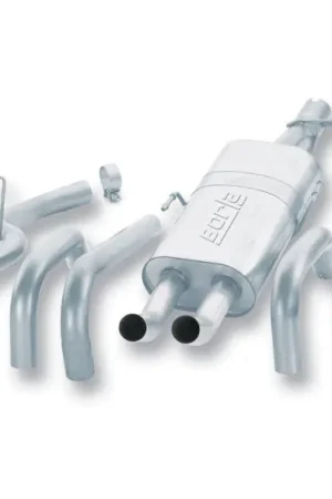 Hot Deal Borla 04-05 Dodge Ram 1500 ST/SLT / 05 Laramie/Hemi Split Side Exit/Oval Tip SS CatBack Exhaust