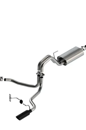 Borla F-150 2021 3.3L CC SB EC STB XL/XLT/Lariat/KR/Plnm/LTD 3/2.25 SRE Cat-Back S-Type BLK CHR Tips Trending