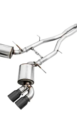 In Demand AWE Tuning 16-19 Chevy Camaro SS Res Cat-Back Exhaust -Touring Edition (Quad Diamond Black Tips)
